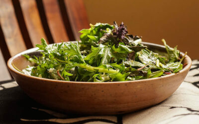 Salade de Mizuna en mesclun au poivre Sansho