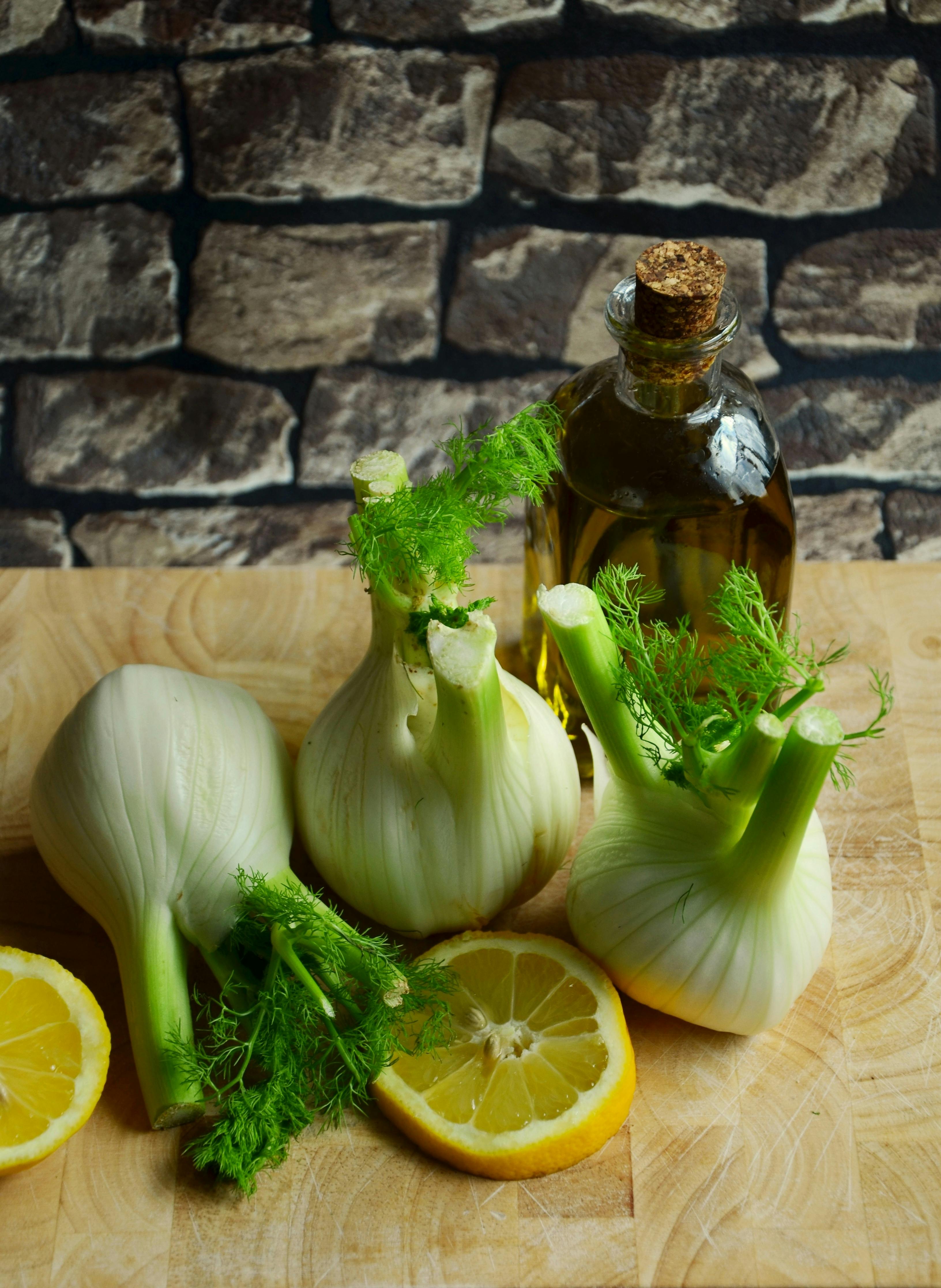 Fenouil rôti au miel et au citron